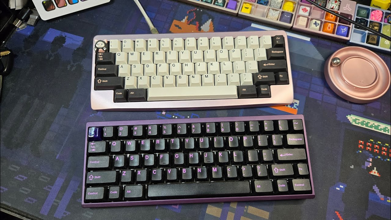 KBDFans Agar ($115) vs Qwertykeys Neo60 Core ($89) | MX2A Blacks