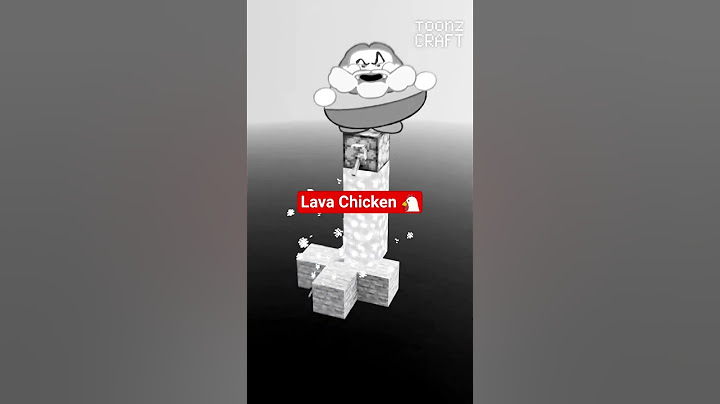 This impossible LAVA CHICKEN Illusion Will Break Your Brain! (Funny Minecraft Animation)  #cartoon