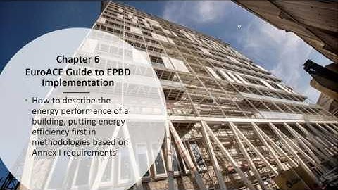 Webinar on Assessing the energy performance of a building, put energy efficiency first