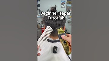 Simple Taper Tutorial 😮‍💨 #barber #tutorial #haircut #lowtaperfade