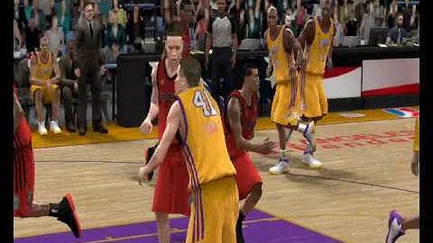 NBA 2k10 - My Player Mode - D-League - Los Angeles D-Fenders - Mayron #10 SG