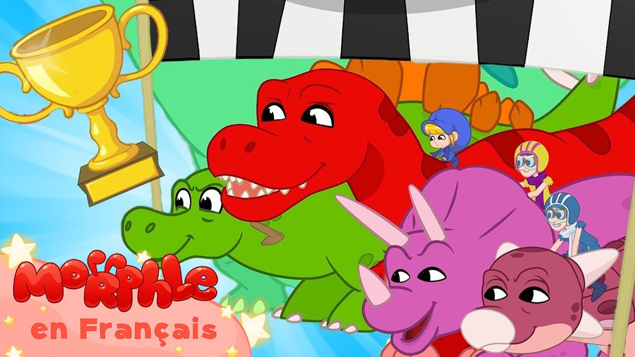 ⁣Morphle en Français | La Course des Dinosaures | Morphle TV | Dessins Animés Pour Enfants