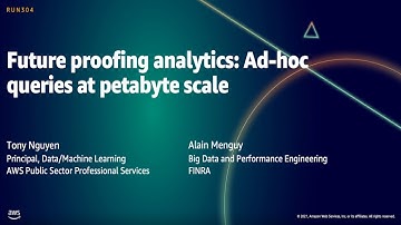 AWS Summit DC 2021: Future proofing analytics: Ad-hoc queries at petabyte scale
