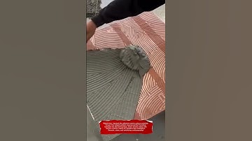 Perfect Tile Adhesive Spreading Technique – Using a Notched Trowel Like a Pro