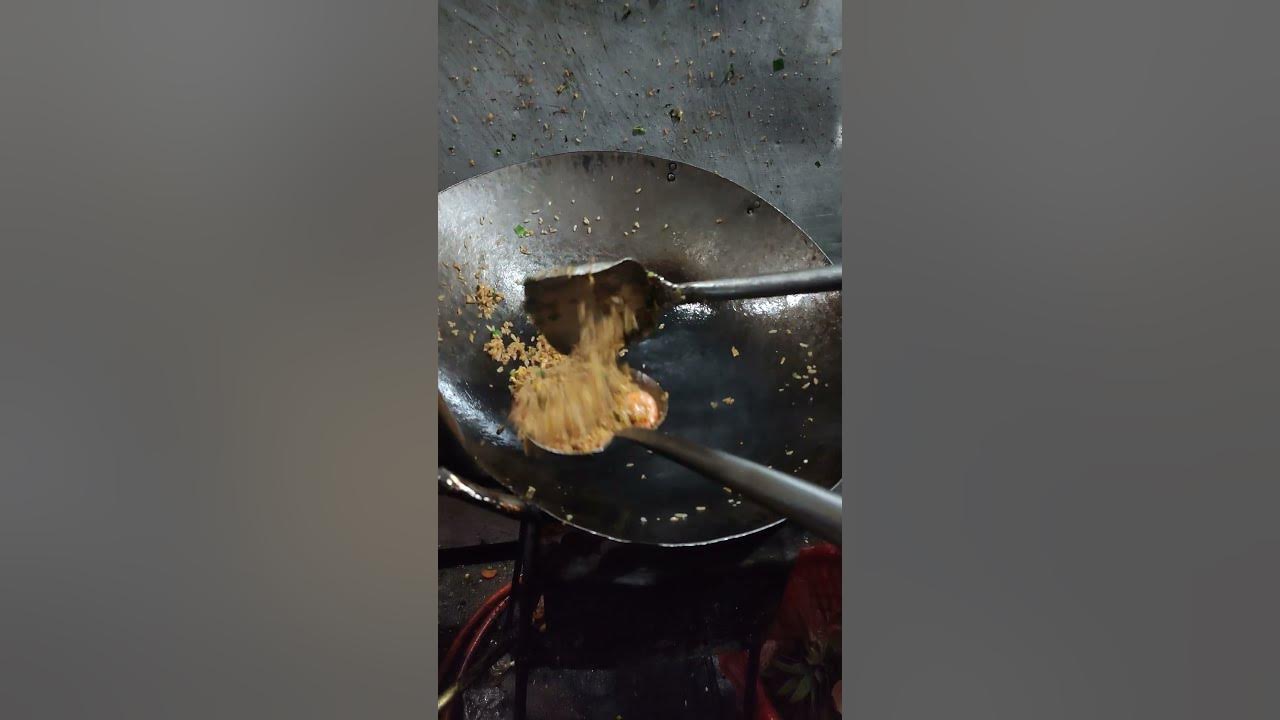 proses masak nasi goreng seafood