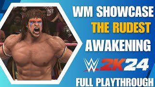 WWE 2k24: Wrestlemania Showcase Mode | The Rudest Awakening - Rick Rude VS Ultimate Warrior [Legend]