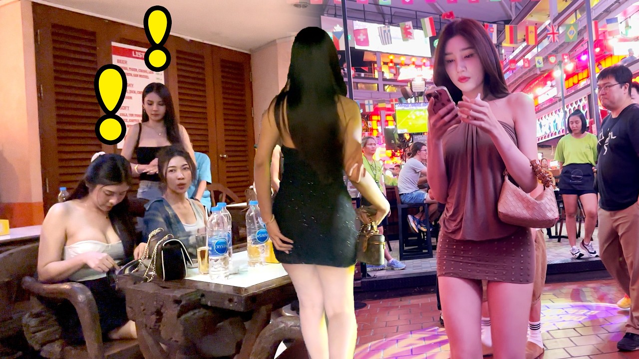 Bangkok Thailand Nightlife Moments : Nana, Therme Cafe, Soi 24 Sukhumvit