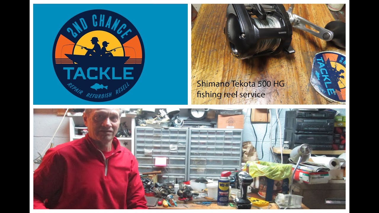 Shimano Tekota 500HG saltwater fishing reel how to take apart and