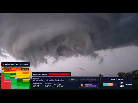 LIVE Storm Chaser - Chasing Supercells | South Dakota