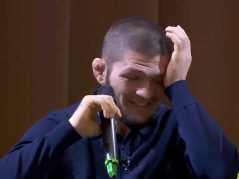 Russian kid asks Khabib about his Mom