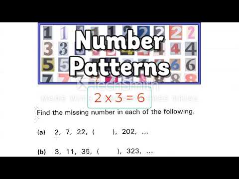 Working Out Missing Numbers in Sequences