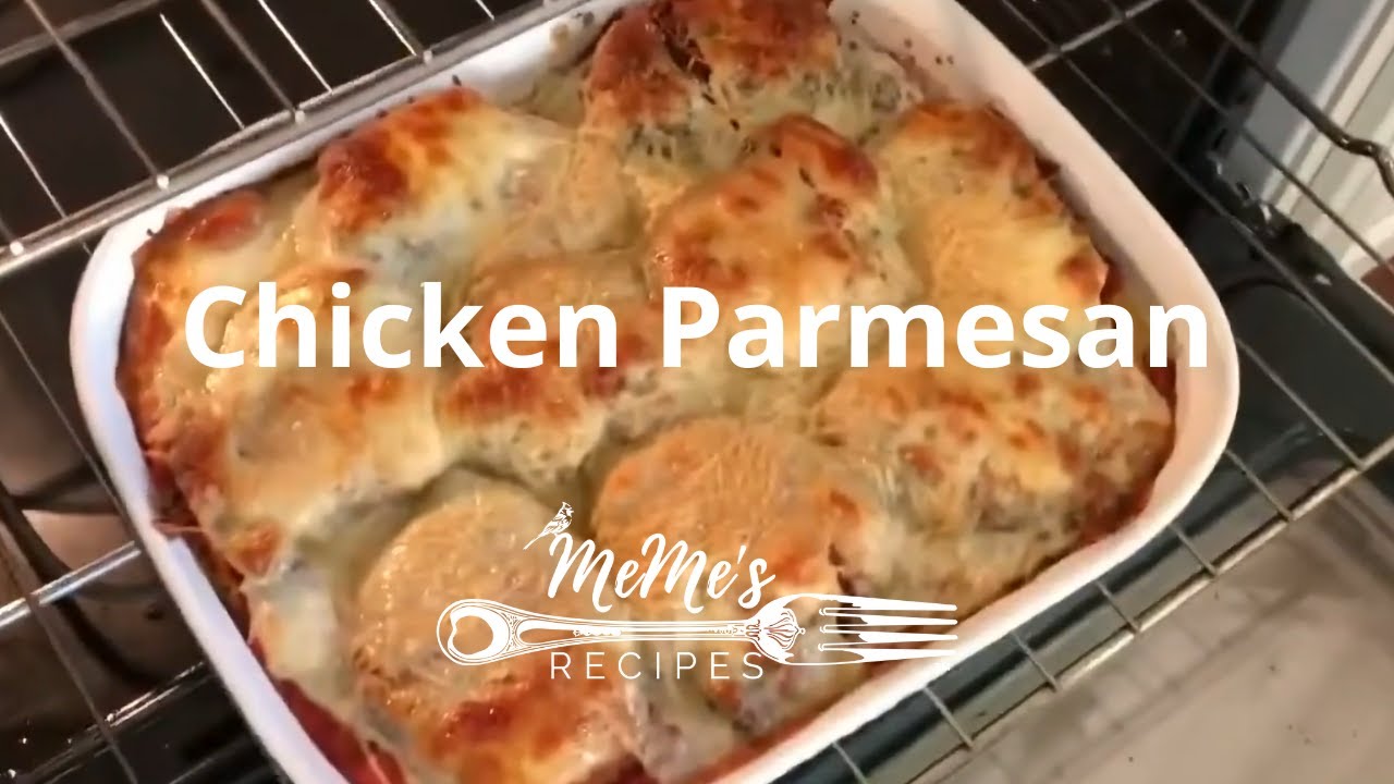 MeMe's Recipes Parmesan Chicken YouTube