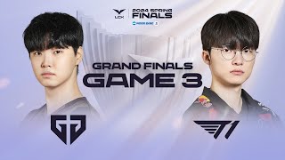 GEN vs T1 Game 3 Highlights | 04.14 | Woori Bank 2024 LCK Spring Finals