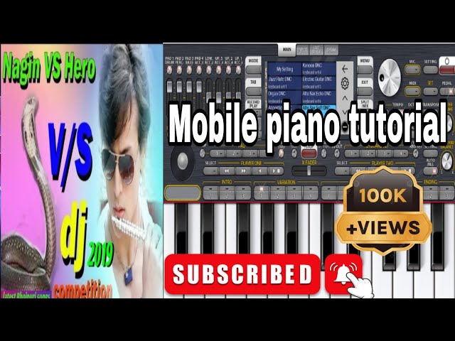 Hero vs Nagin | Mobile Piano tutorial | Hero Flute Music | Alim Piano Music class=