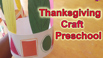 Preschool Learning - Thanksgiving Craft - LittleStoryBug