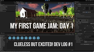 My First Game Jam Journey: Day 1 – Will It Be a Disaster? Dev Log #1