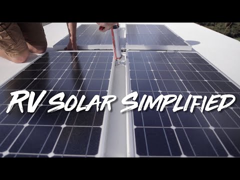 RV Solar Simplified! Simple RV Solar Setup.