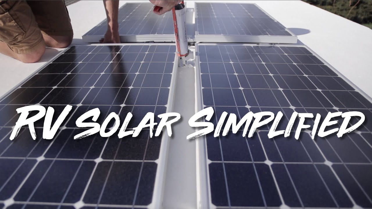 ⁣RV Solar Simplified! Simple RV Solar Setup.