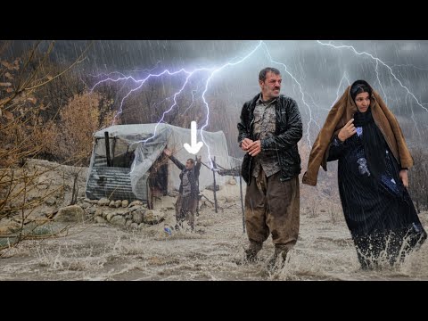 ⛈️ Relentless Rain and Survival | The Reality of Nomadic Life in the Mountains