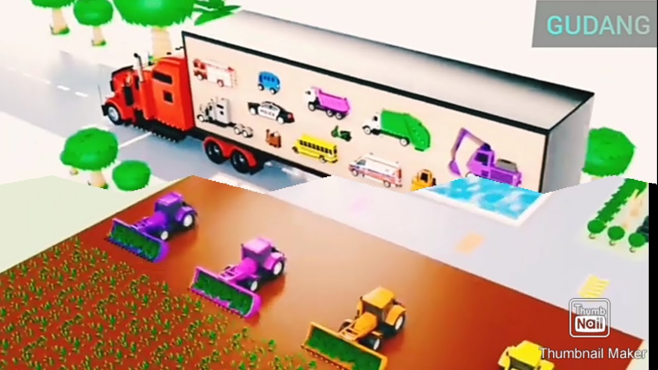 Film kartun terbaru 2020 mobil-mobilan berat dan besar di bidang