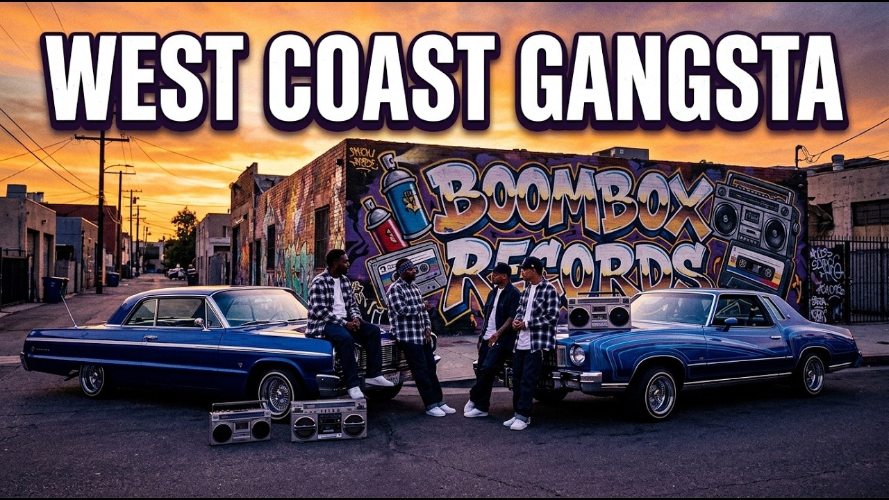 West Coast Gangsta Rap Mix 🔥 Snoop Dogg, Eazy E, Ice Cube, 2Pac