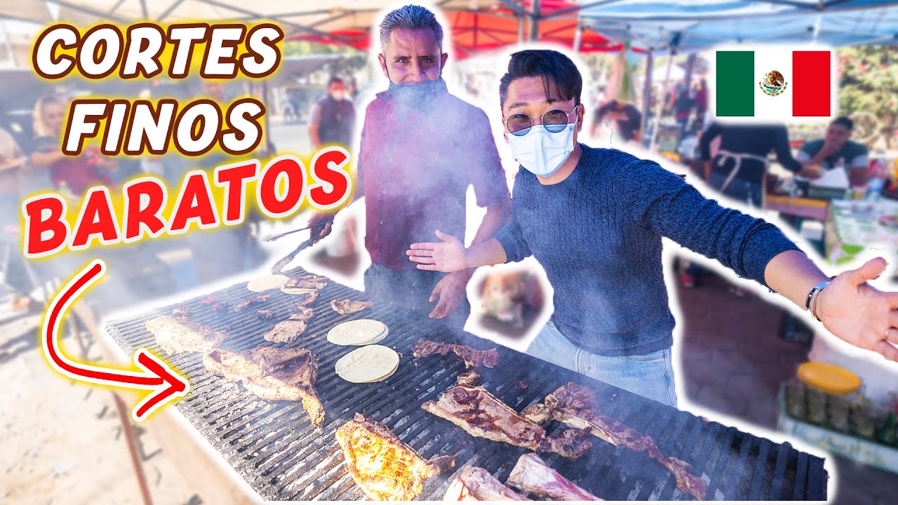 PUESTO DE CARNE ASADA en TIANGUIS DE NEZA