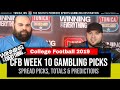 College Football Predictions Week 8 - YouTube