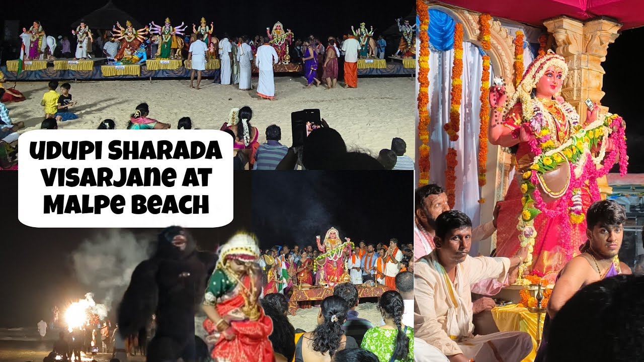 Udupi sharade | Malpe beach | Saharada visarjane | Krishna matha sharade
