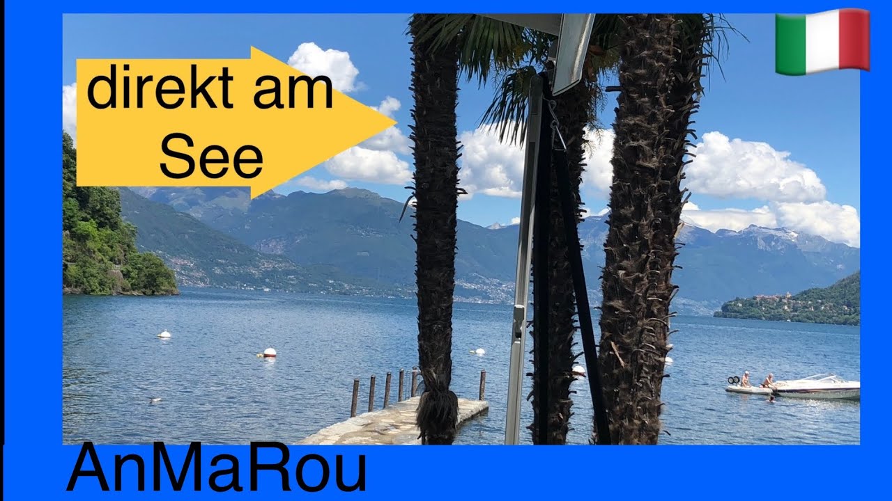 🇮🇹 Lago Maggiore Cannobio Camping Residence Campagna Italien Region Piemont