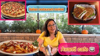 a day in Italian cafe call avanti such a good experience food foodie resturantre
