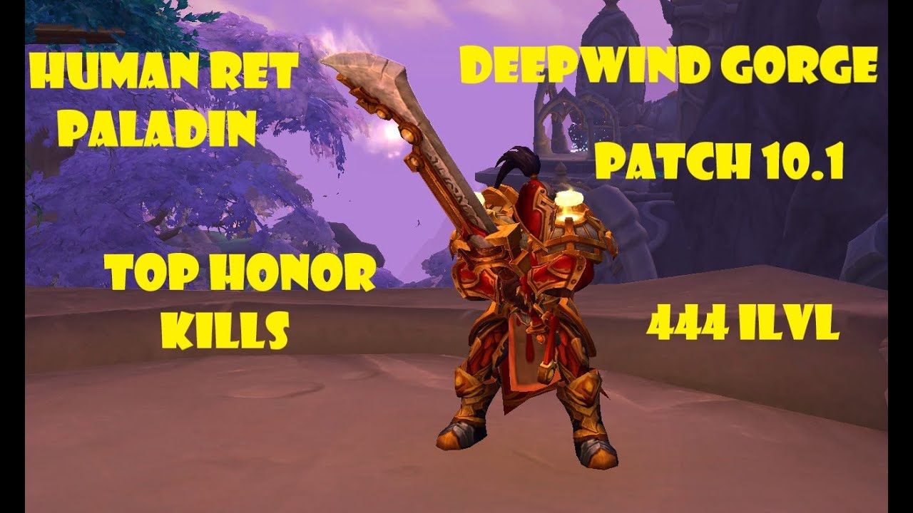Human Ret Paladin PVP BG 10.1 - Top Honor Kills!