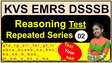 #2 Repeated Alphabet Series Tricks | Reasoning Classes for KVS | EMRS Reasoning | DSSSB Reasoning