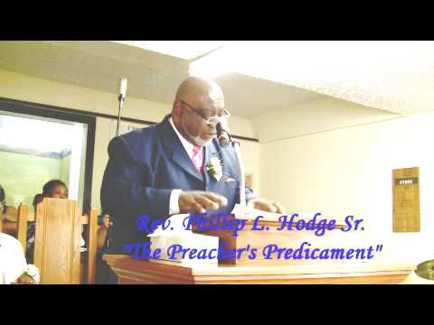 REV. PHILLIP L HODGE SR. PASTOR FIFTH STREET BAPTIST CHURCH PT 2 - YouTube