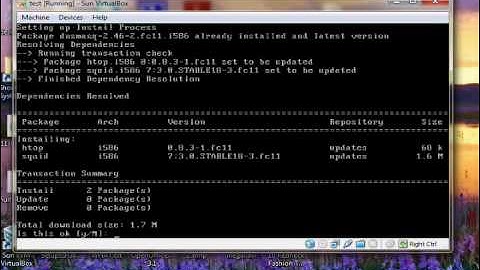 how to install squid server on fedora