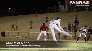 Arizona diamondbacks rhp prospect drew muren throws an inning of
relief for the high-a california league’s visalia rawhide during cal
league playoffs in ...