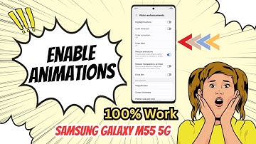 How To Enable Animations On Samsung Galaxy M55 5G – Step by Step Guide!