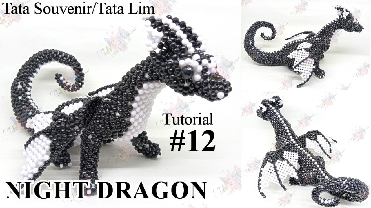 (Free) How to Beads Dragon Part 12/ Beading Tutorial Dragon