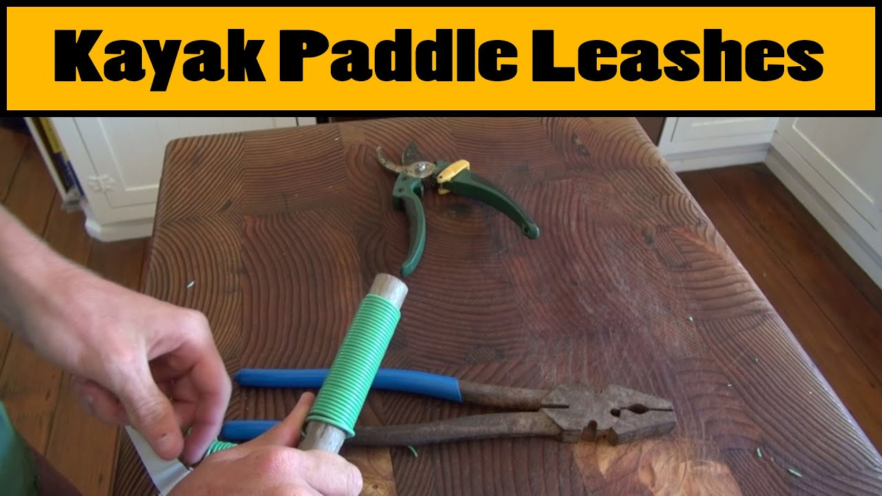 diy fishing rod/paddle leashes - youtube