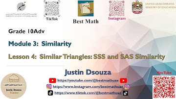 Similar Triangles: SSS and SAS Similarity [Module 3 Lesson 4]