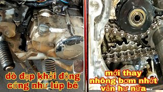 Kỳ lạ xe đang chạy để nguội khởi động lại máy kẹt cứng