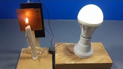 100% Free energy light bulb using solar energy | science projects 2018