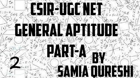 General Aptitude | CSIR NET | Numerical Ability | Life Science /Chemistry / Physics / Maths/ Part-2