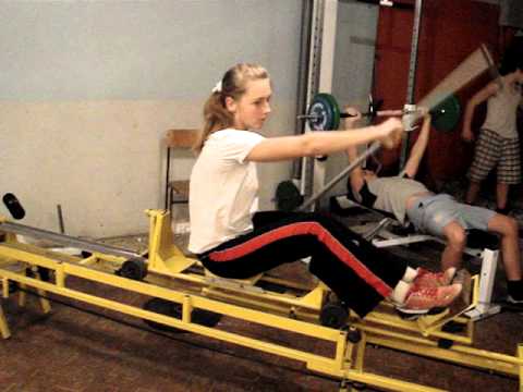 kayak training machine paddle slider - youtube