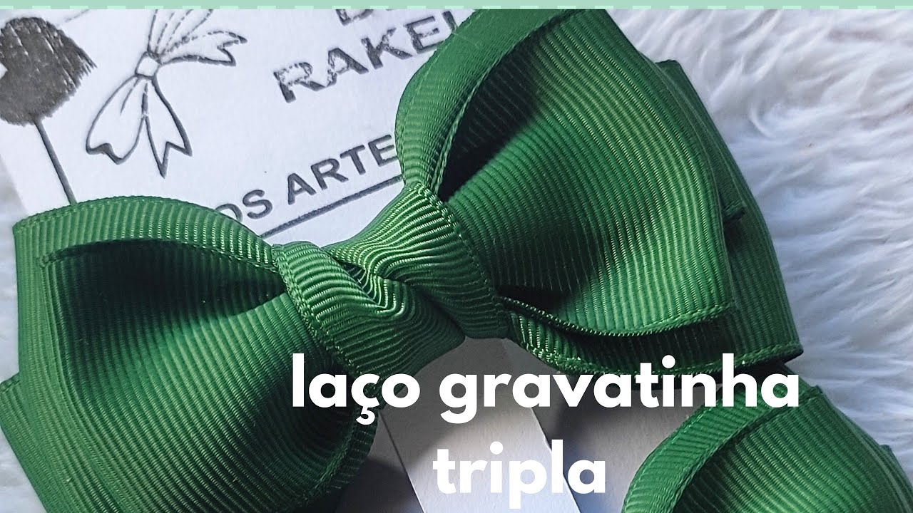 Lucrativo e fácil de fazer ( gravatinha tripla )