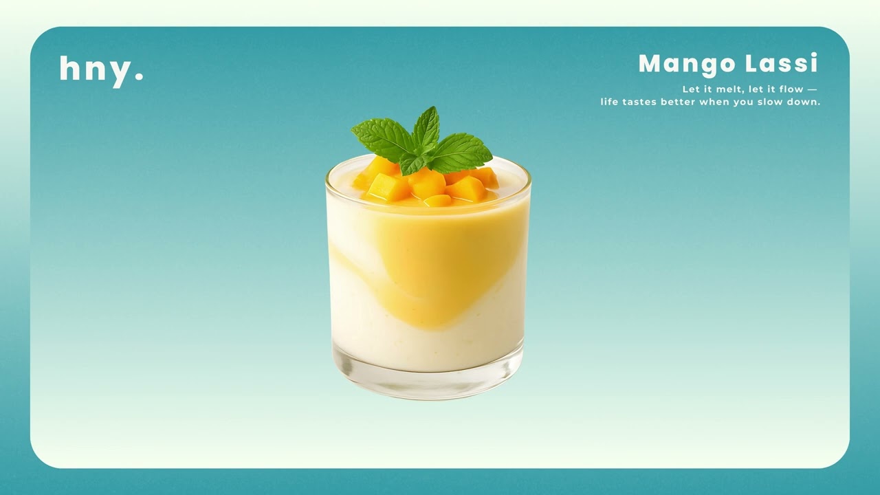 Mango Lassi.