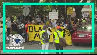 Tampa's protests take different forms but demand the same thing