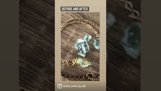 Before and after- glass jewelry. Recycle glass into jewelry with me ❤️❤️😊😊💎