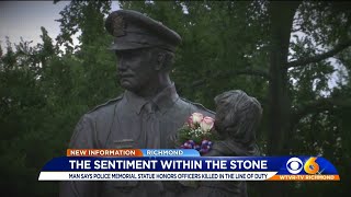 Police tribute statue removed in Richmond to ' let people come to their senses'