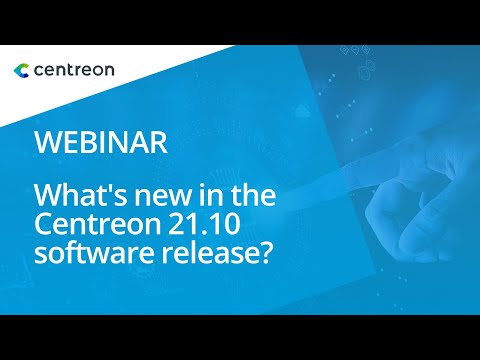 What's new in the Centreon 21.10 software release?
