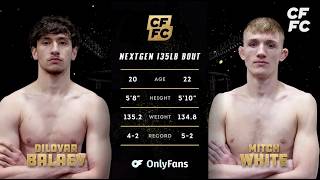 Dilovar Balaev vs. Mitch White | Full Fight Replay | CFFC NextGen 3